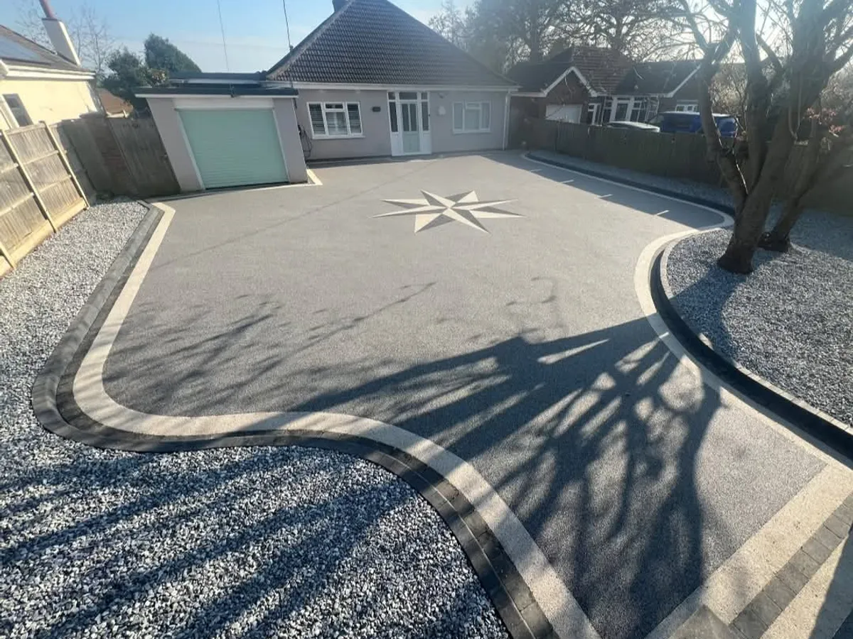Driveways at a home near Bedford